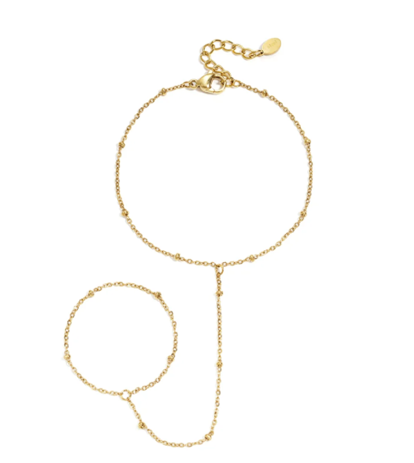 Golden Elegance Hand Chain