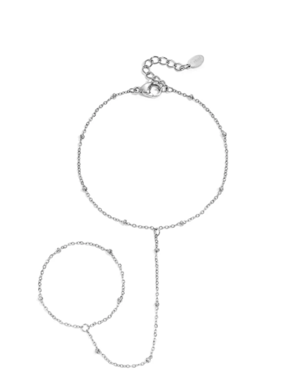 Silver Elegance Hand Chain