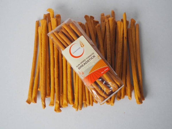Sun Dried Tomato Grissini Bread Sticks