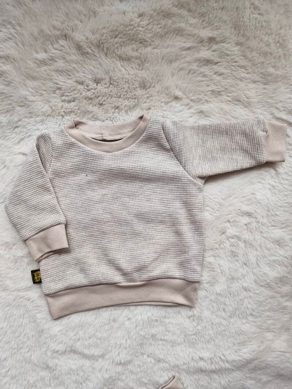 Crewneck sweater 68 beige