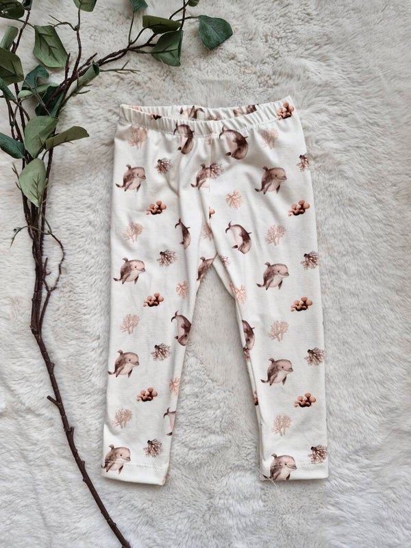 Legging  86 dolfijntjes
