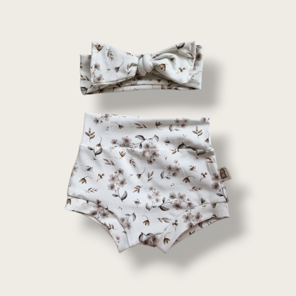 Bummie beige bloemen