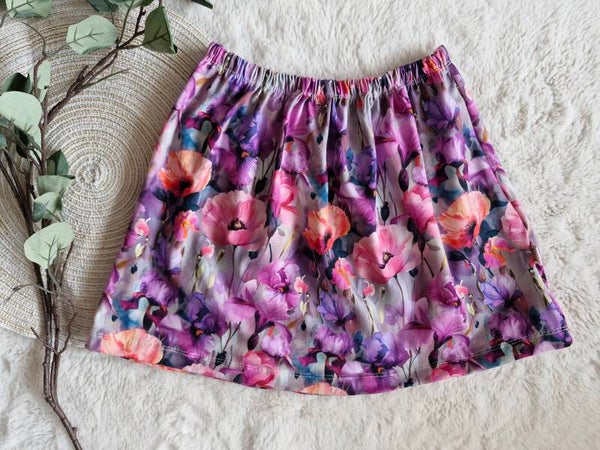 Rokje 110 klaproos lila