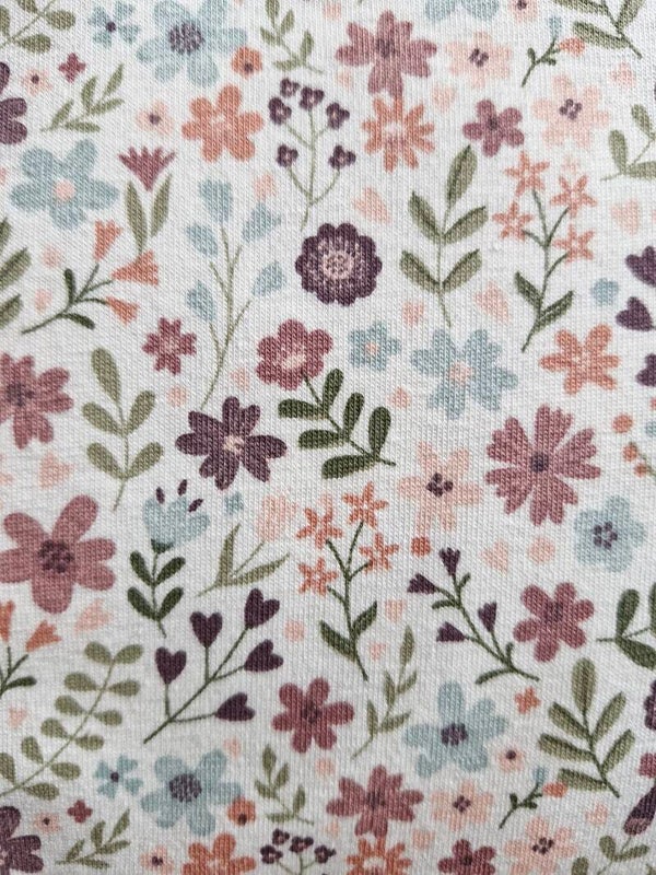 Summer mauve flowers