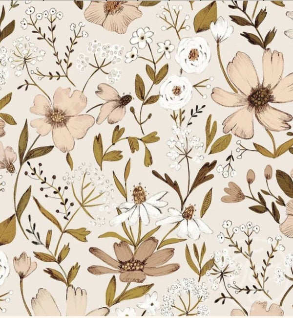 Vintage bloom cuffed pants