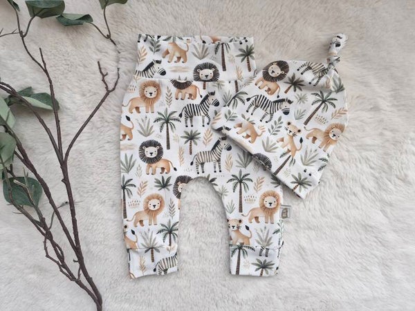 Babysetje maat 50 jungle leeuw