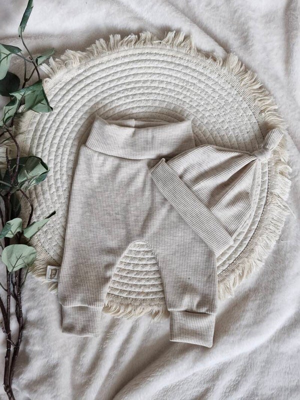 Beige melange babyset