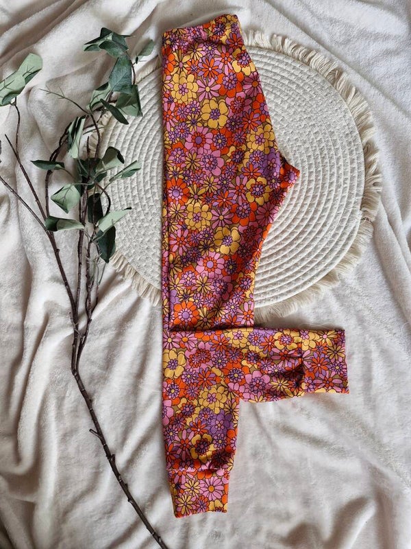 Legging 122 flowers powers pink