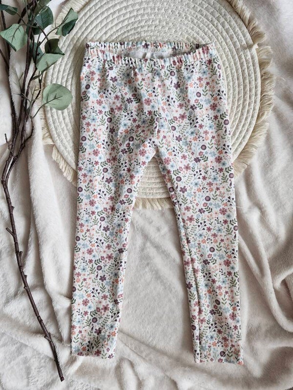 Legging 98 zomerse bloemenprint