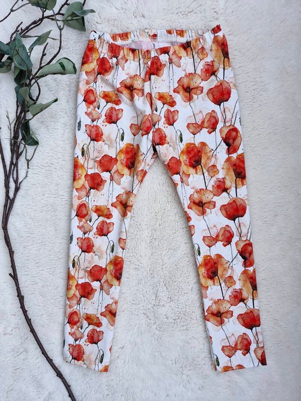 Legging 104 klaproos