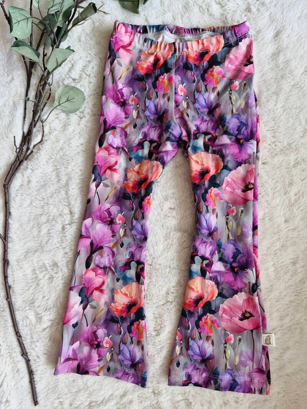 Flare slim 104 lila flowers