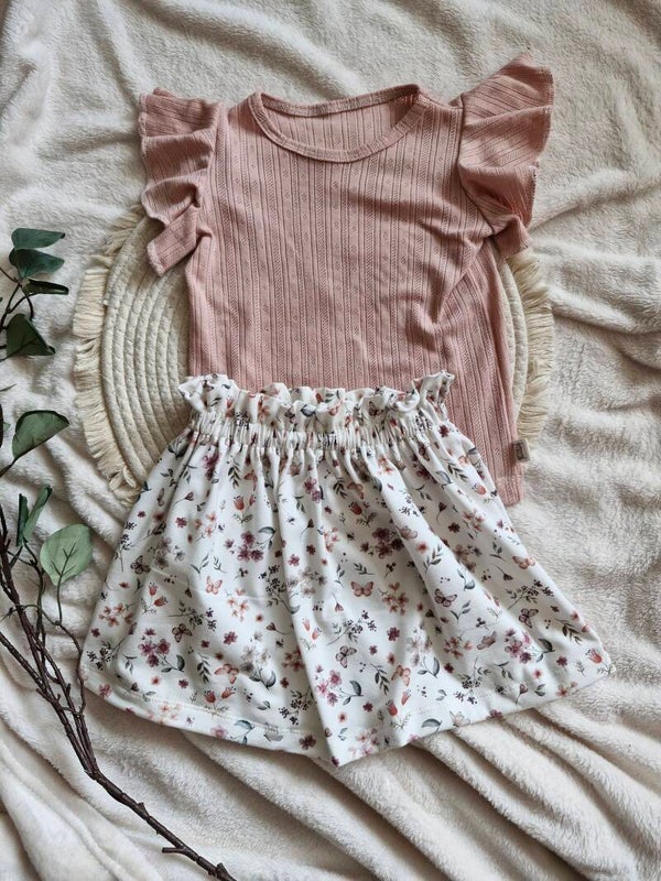 Paperbag 92 flowers and butterflies small