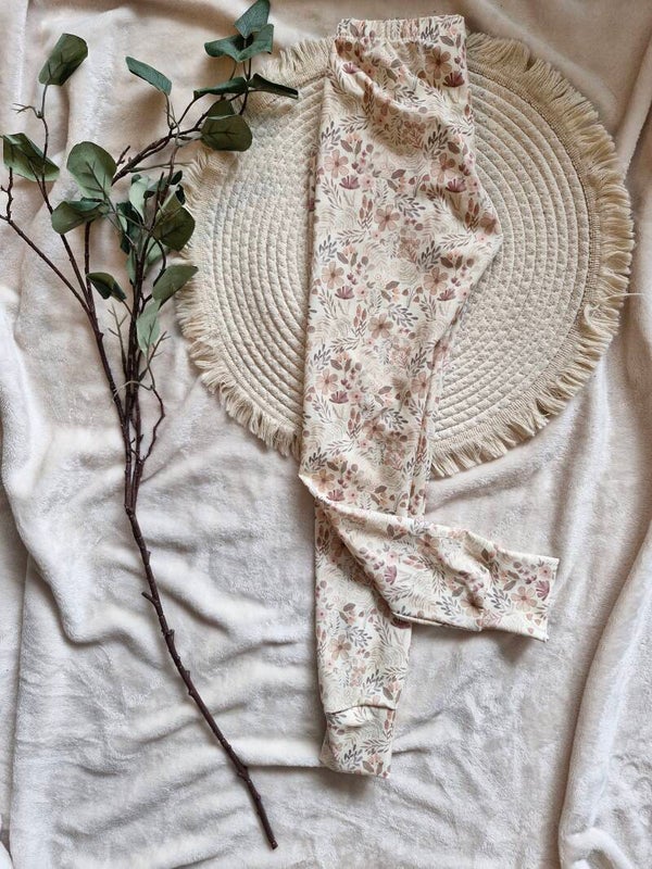 Legging 116 pastel bloem