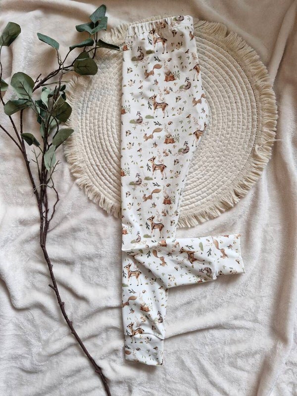 Legging 116 lieve bosdiertjes
