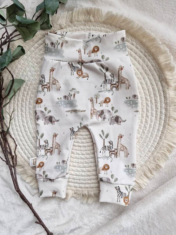 Broekje wildlife animals beige