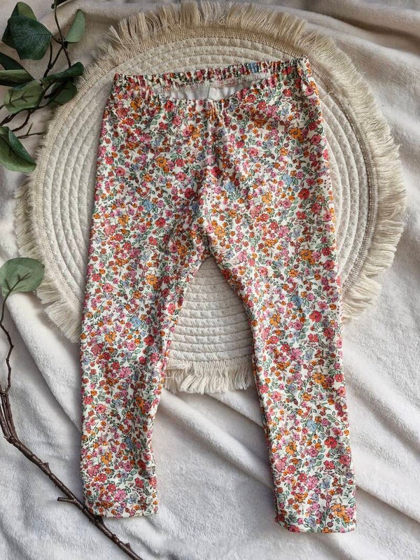 Legging 92 trendy bloem fuschia