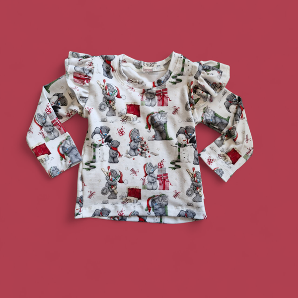 Shirtje kerstbeertjes