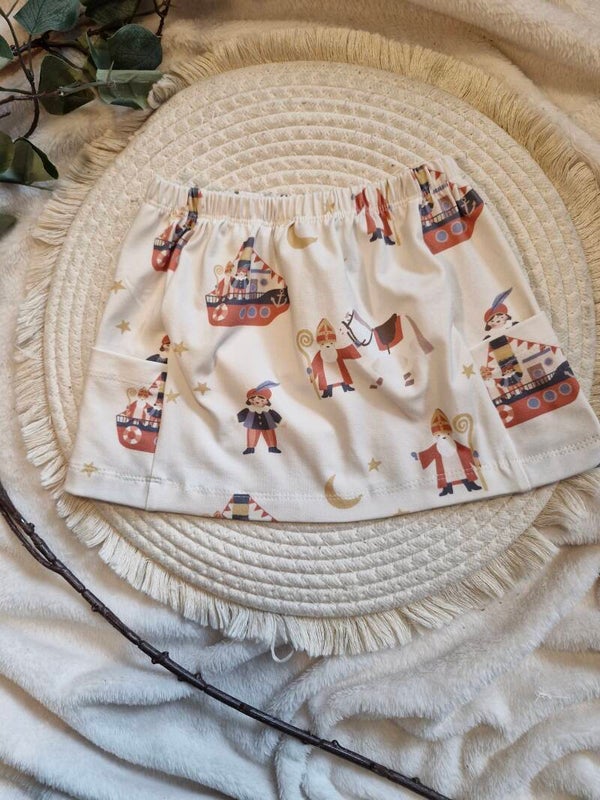 Pocket skirt sint stoomboot