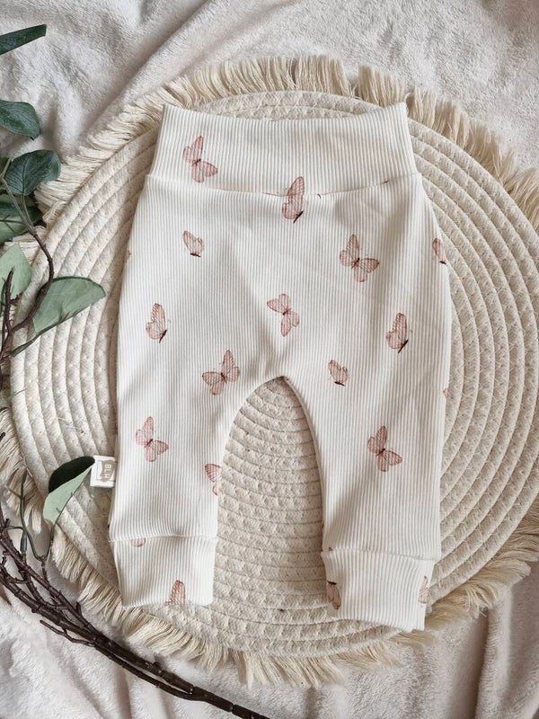 Broekje vlindertjes roze