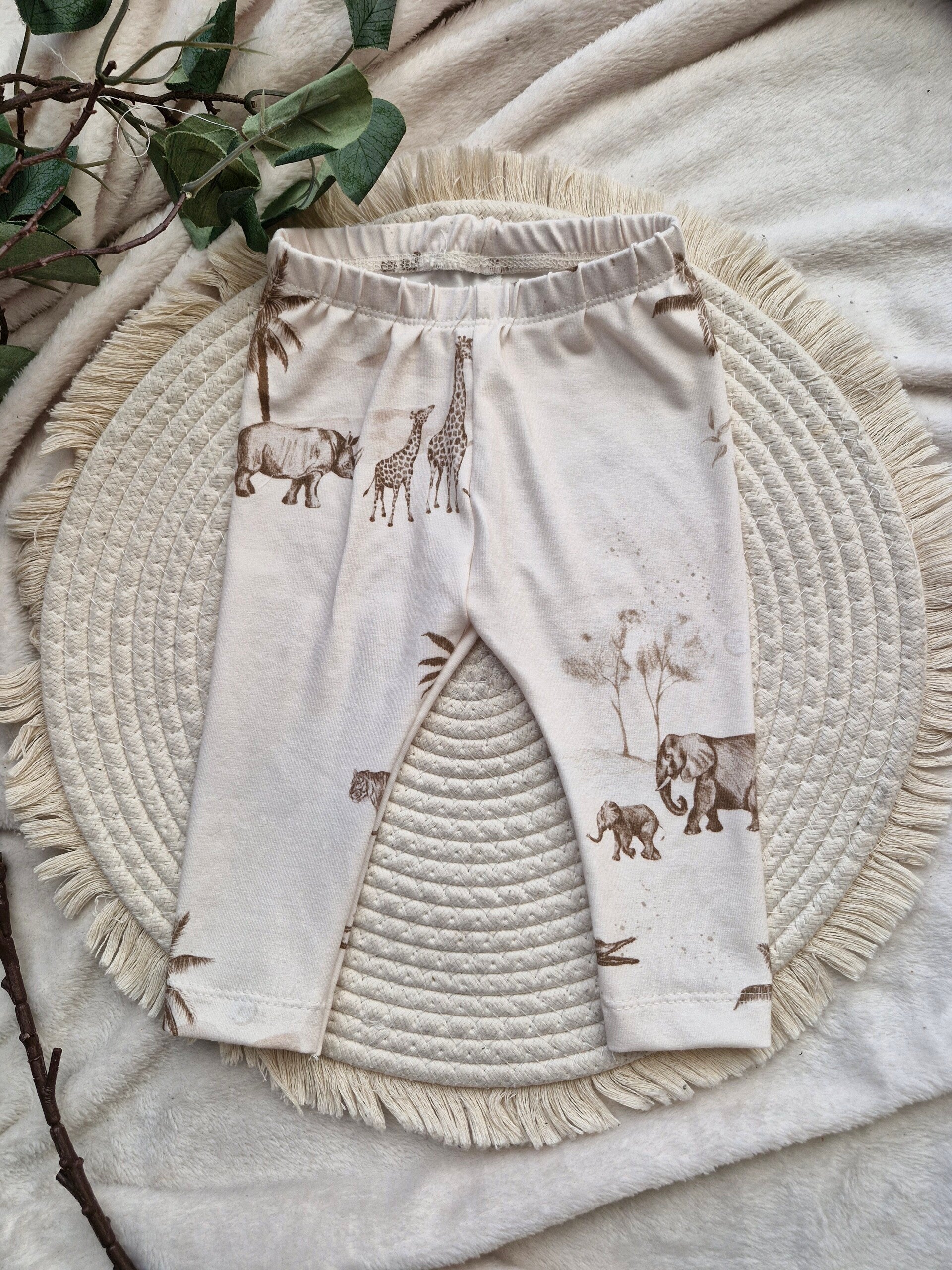 Legging vintage jungle taupe
