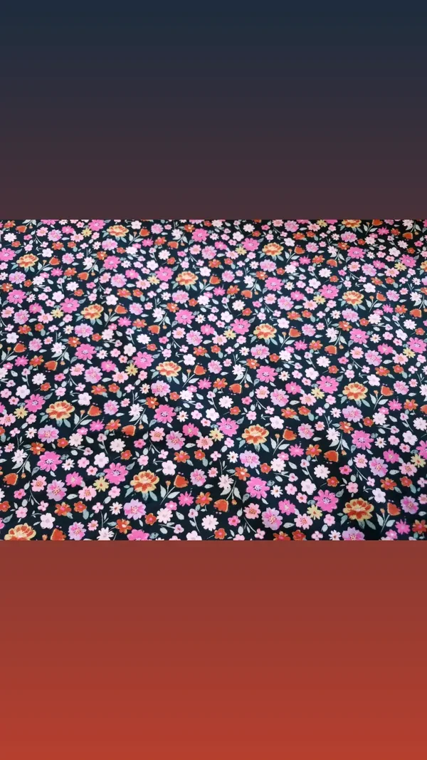 Legging of flare bloemenprint darkblue