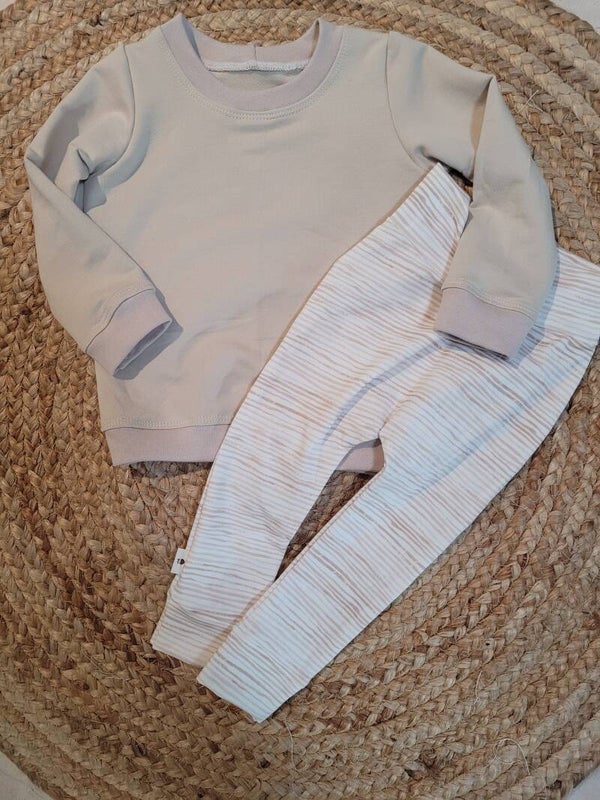 Sweater basic licht beige