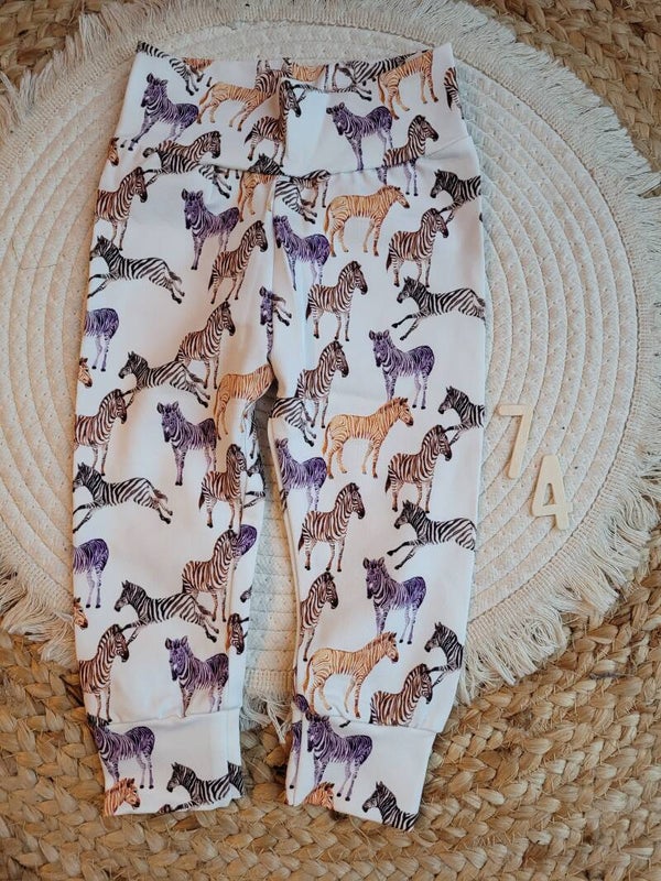 Yoga legging zebra multi color