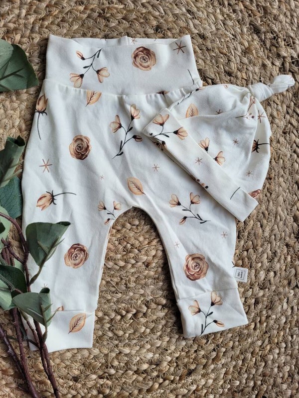 Setje 56 roosjes bruin