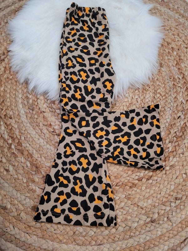 Flared 86 panter beige oker