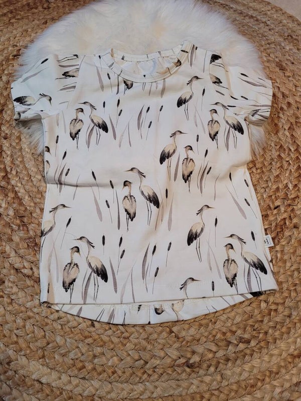 Shirtje kraanvogel 98