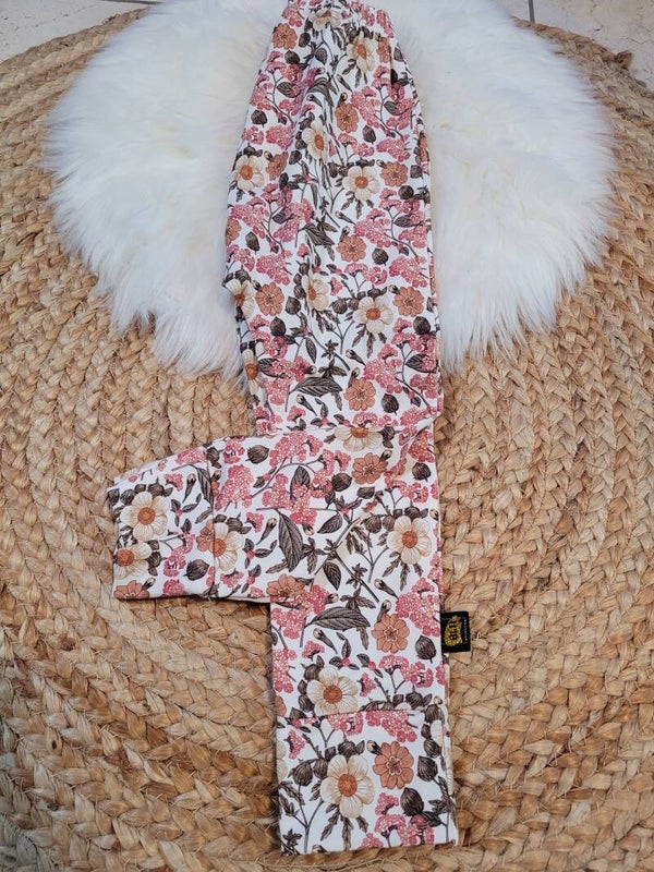 Broekje met elastiek 92 hibiscus