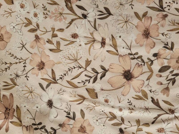 Paperbag broekje vintage bloom cacao