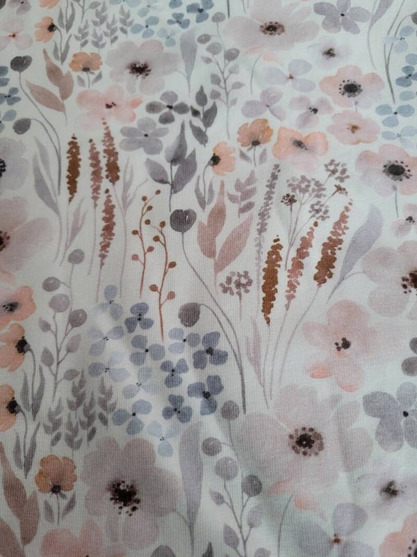 Pastel bloemenprint