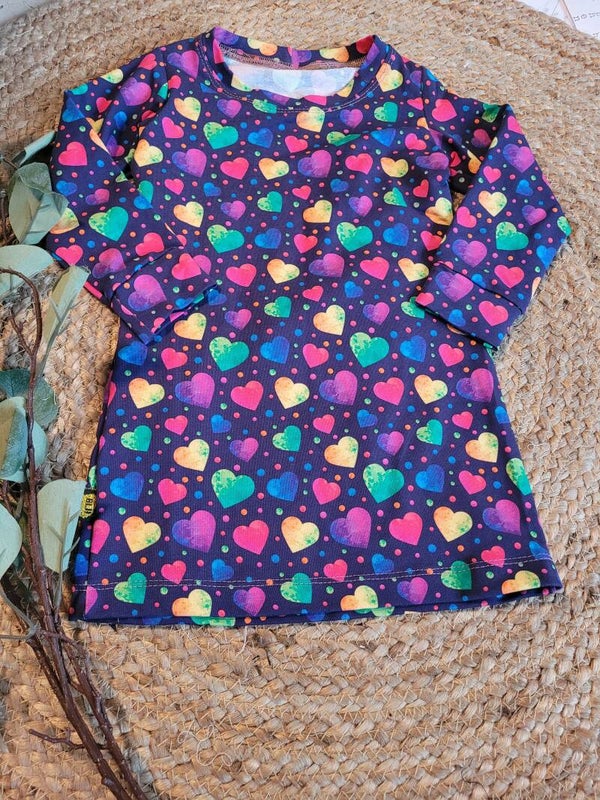 Jurkje amicis 86/92 hartjes