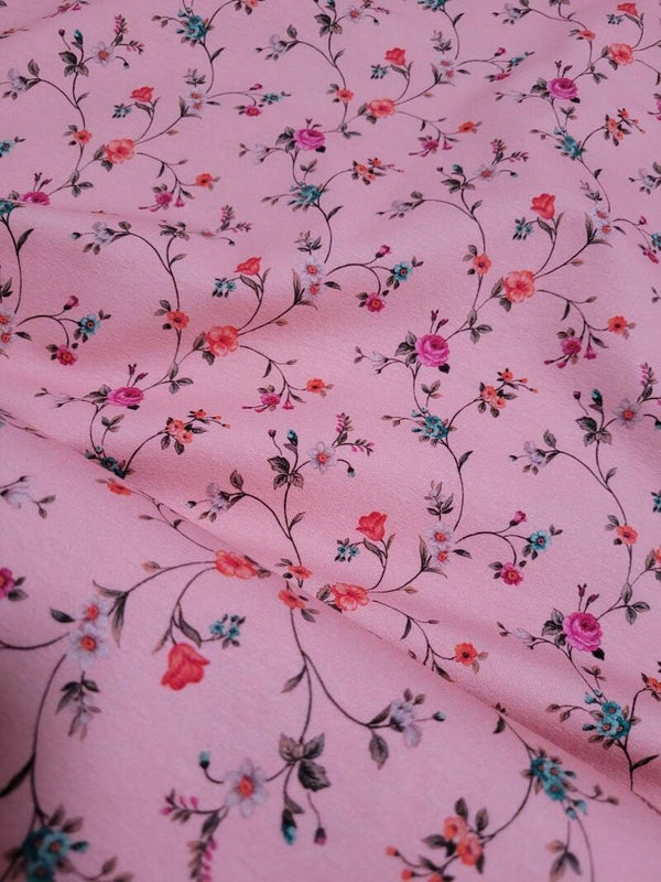 Set legging /ruffle t shirt pink little flowers