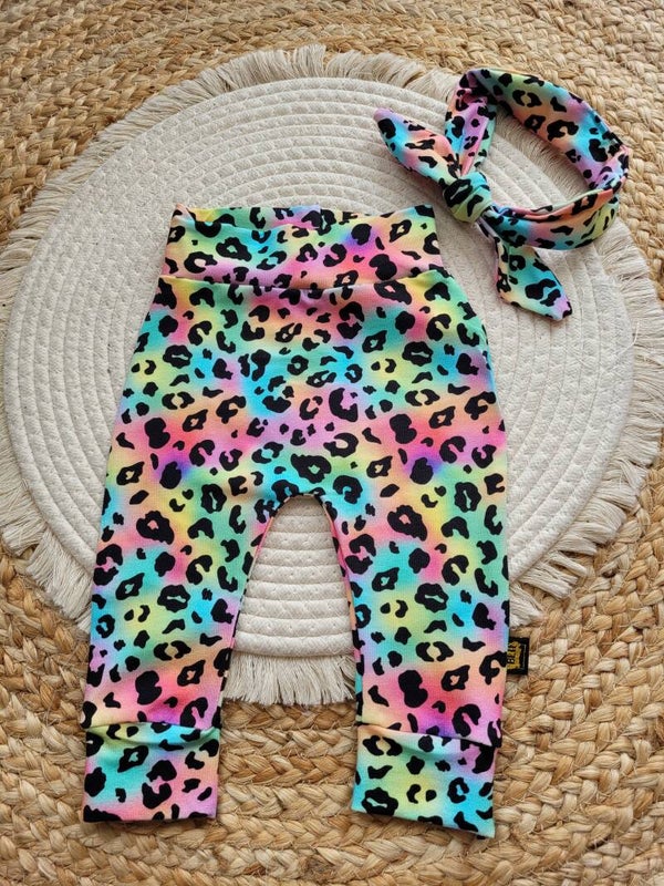 Broekje rainbow leopard