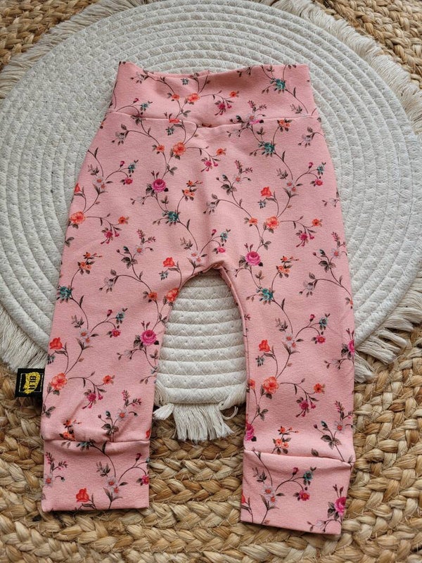 Broekje pink small flowers