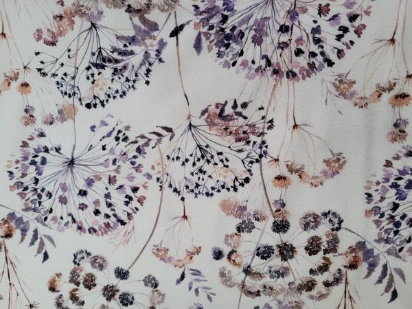 Printje pluisbloem wit