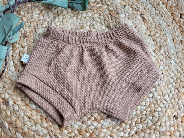 Kort broekje 62 cable knit cacao