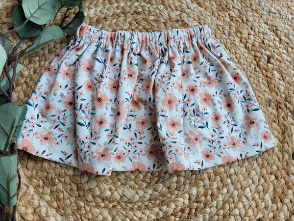 Rokje 74/80 bloesem kweepeer