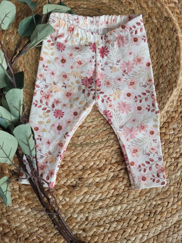 Legging 62 florals pink