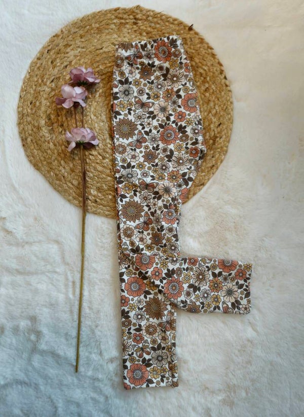 Legging 104 vlinder en bloemen