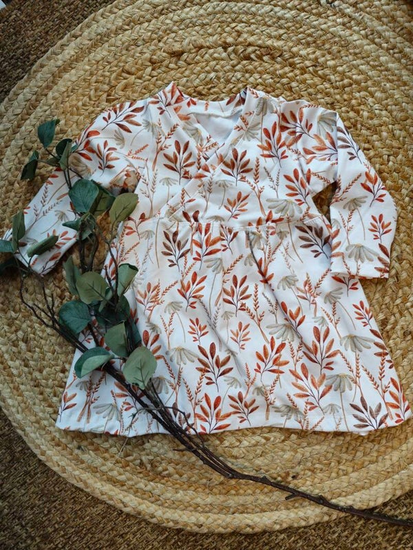 Jurkje luna takjes en bloemen