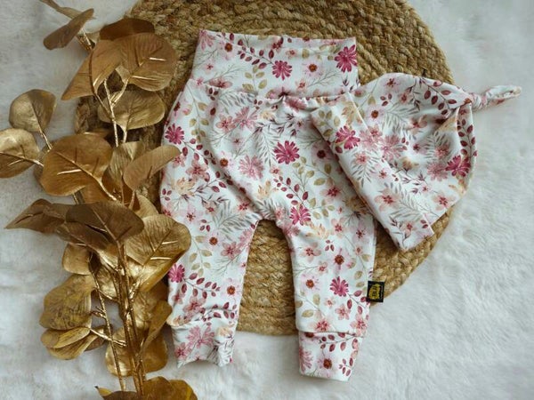 Babyset floral pink
