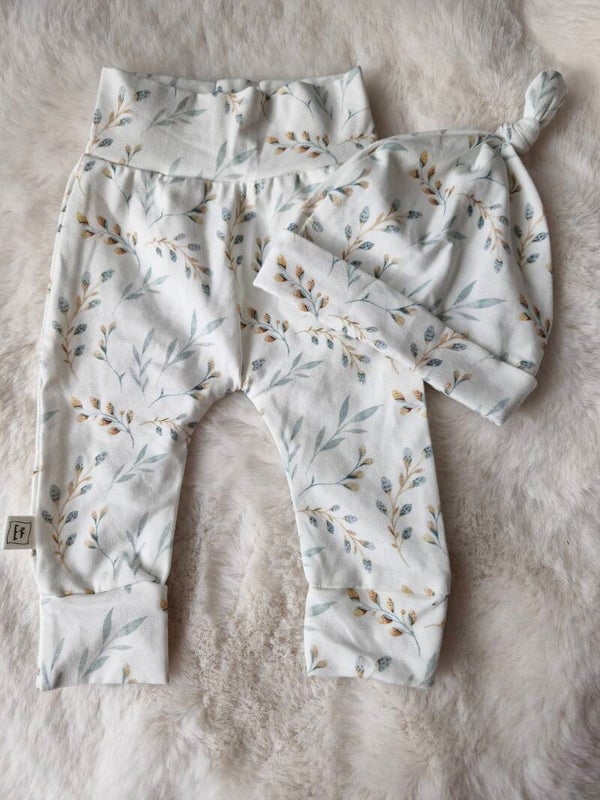 Babyset 56 groen takjes