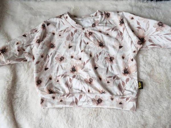 Sweater flowers creme elle