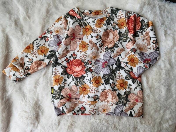 Sweater 74 englisch garden oker