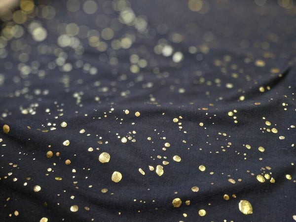 Jurkje luna zwart gouden spikkels