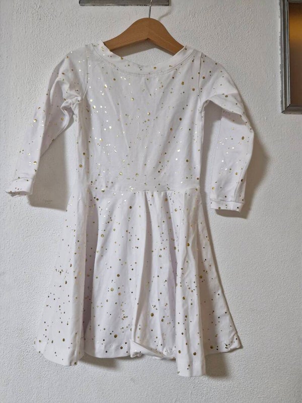 Regina wit golden dots maat 98