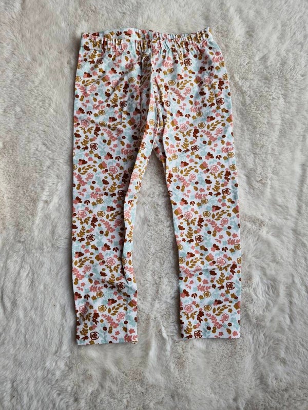 Legging 92 mini roze bloemen